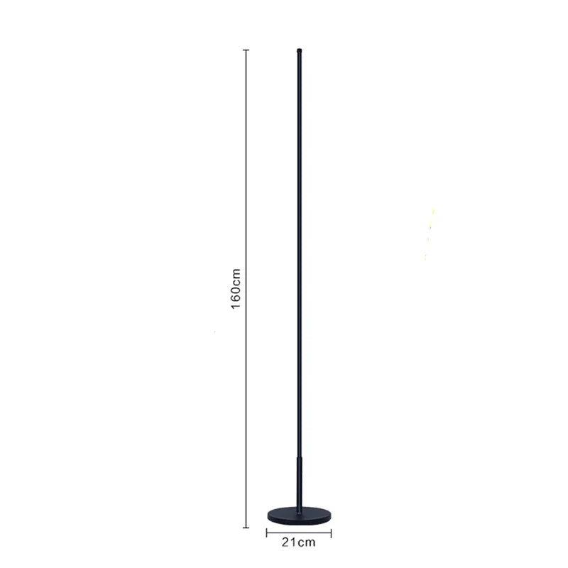 Afralia™ LED Cylindrical Floor Lamp for Modern Industrial Bedroom Lighting