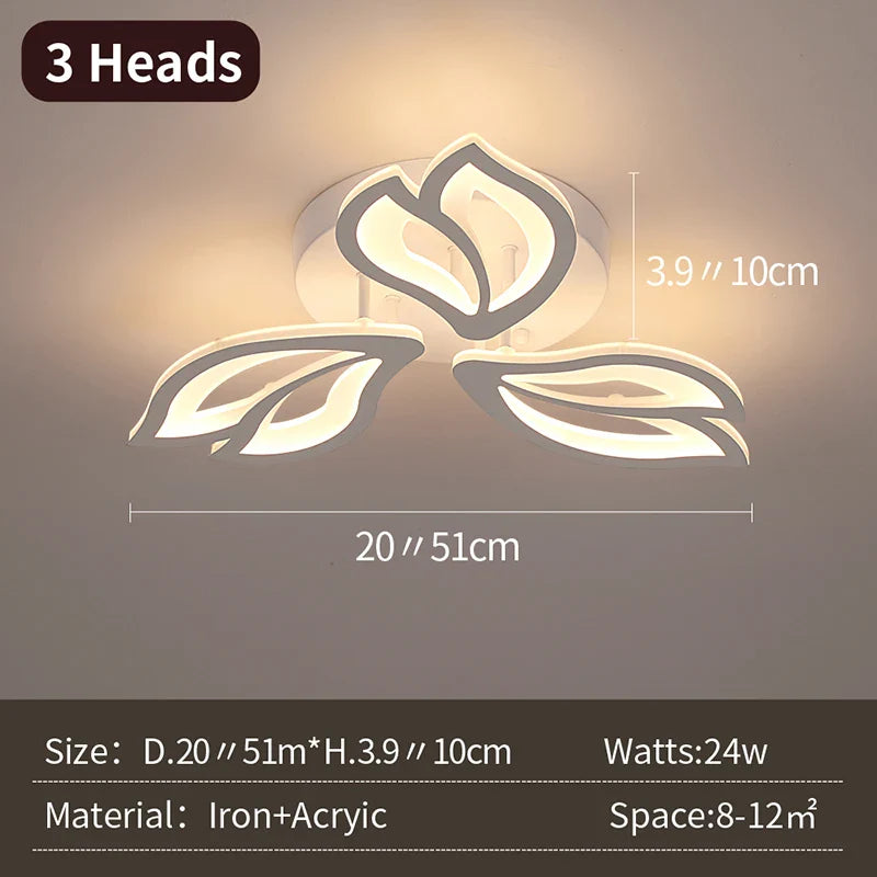 Afralia™ Geometric Acrylic LED Ceiling Chandelier for Modern Nordic Decor