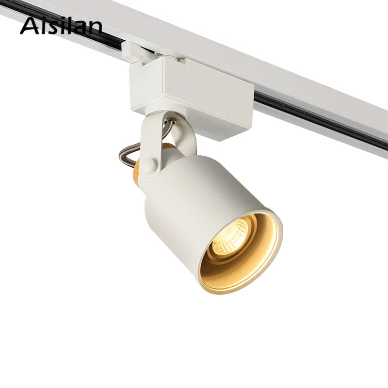 Afralia™ GU10 7W Led Track Light Spotlight for Ceiling Rail Art Display AC90-260V