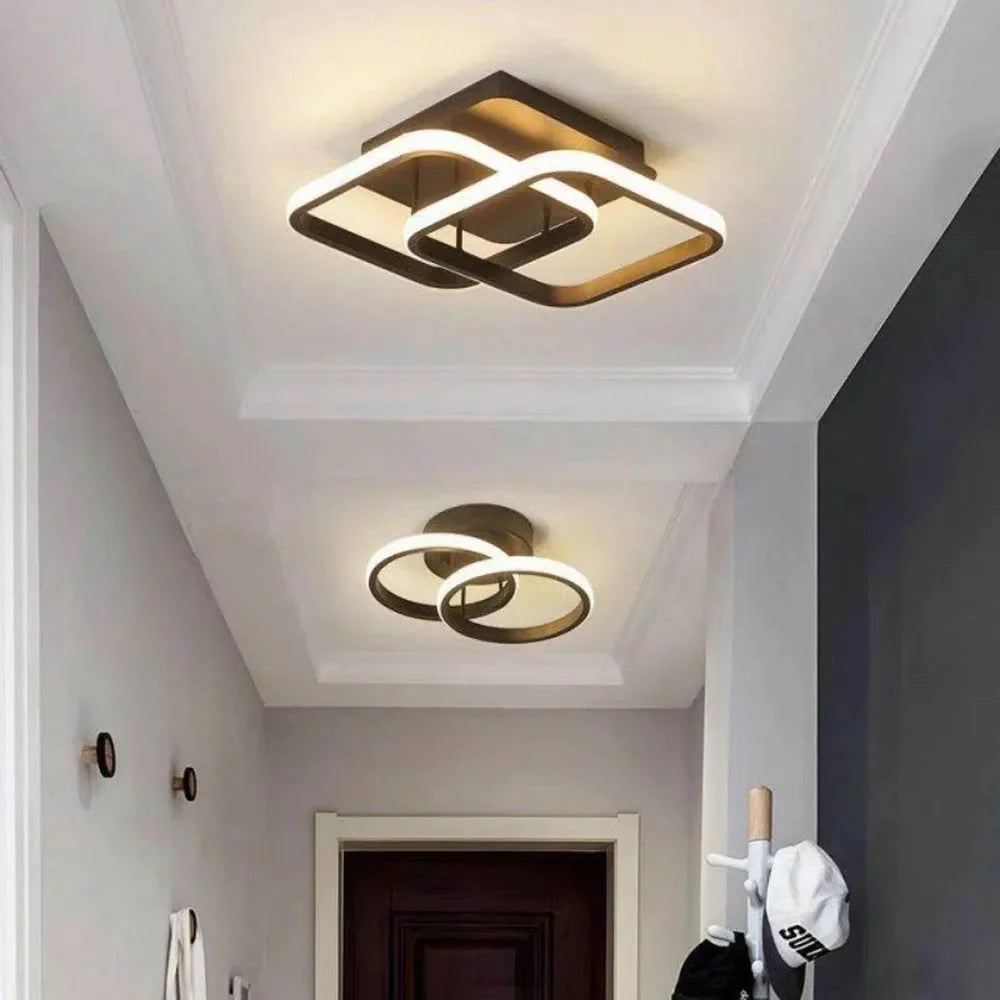 Afralia™ Modern LED Ceiling Lamp for Indoor Lighting Minimalist Chandelier