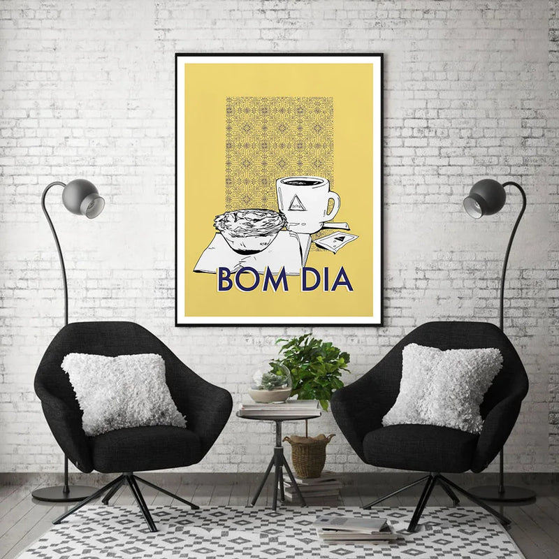 Afralia™ Coffee Kitchen Wall Art Minimalist Poster Living Room Decor