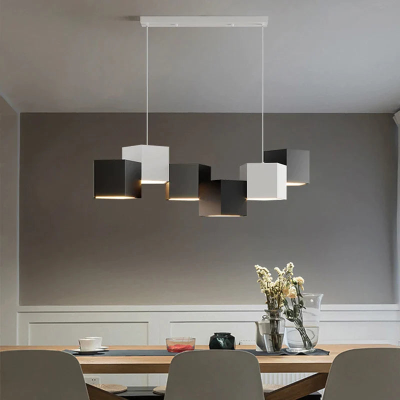 Dimmable LED Chandelier by Afralia™ - Nordic Design for Kitchen and Dining Tables