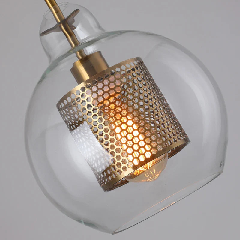 Afralia™ Glass Ball Pendant Light: Modern Hanging Lamp for Kitchen, Dining, Living Room