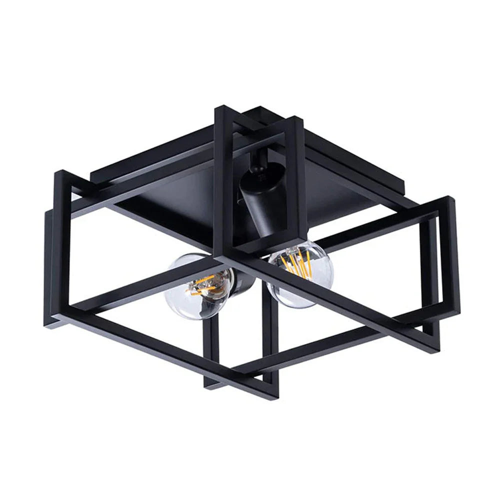 Afralia™ Industrial Vintage LED Ceiling Light Fixture for Home Kitchen Bar