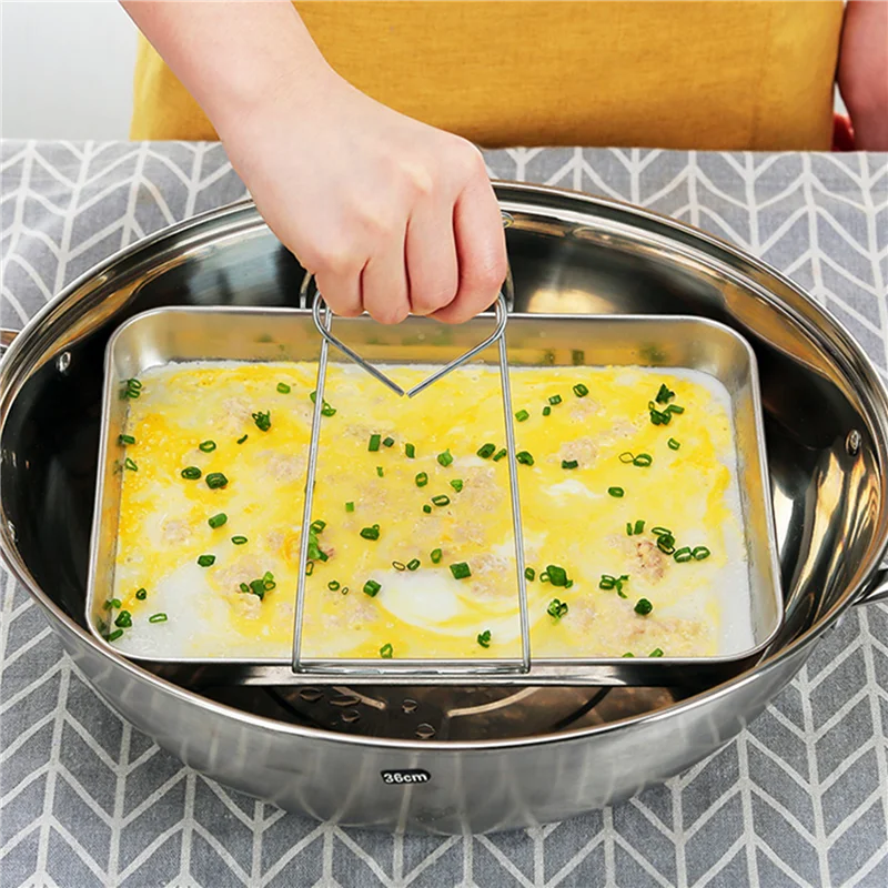 Stainless Steel Grilled Fish Tray by Afralia™: Multi-Use Food Storage Container