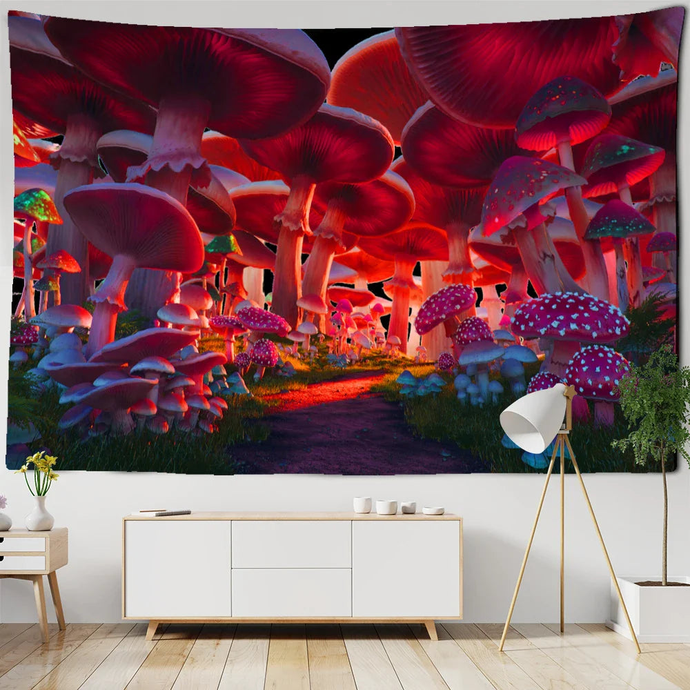 Afralia™ Star Moon Van Gogh Tarot Tapestry Wall Hanging Bohemian Home Decor