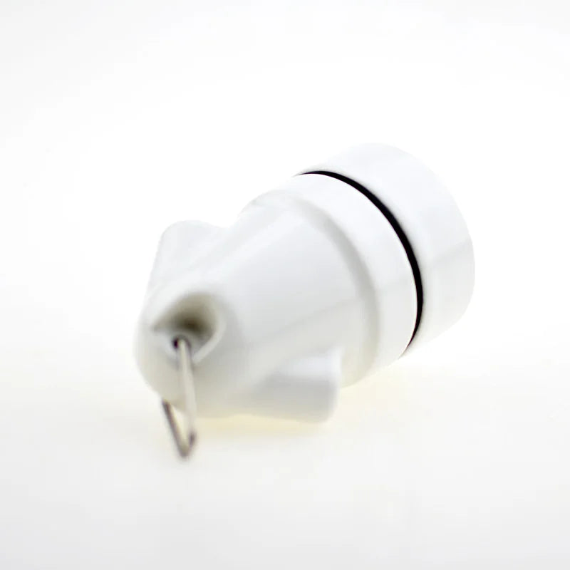 Afralia™ Ceramic E27 Socket Lamp Holder with Waterproof Hook - 110-220V Bulb Fitting