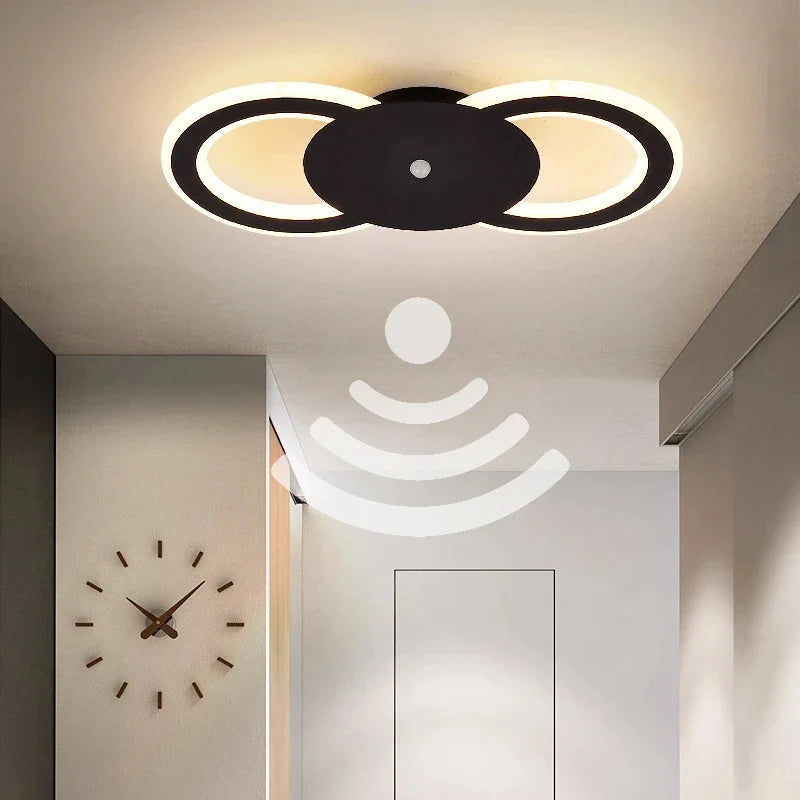 Afralia™ Motion Sensor LED Ceiling Light for Corridors, Stairs, and Bedside