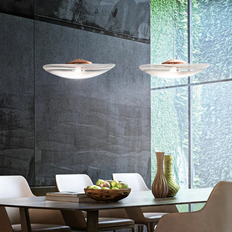 Afralia™ F35 Glass Pendant Lamp: Nordic Design for Living, Dining, Bedroom
