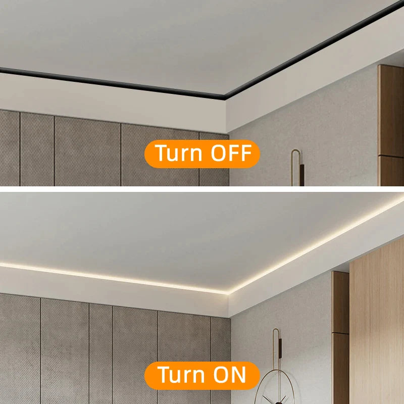 Afralia™ LED Aluminum Profile for Cabinet Closet Strip Lights