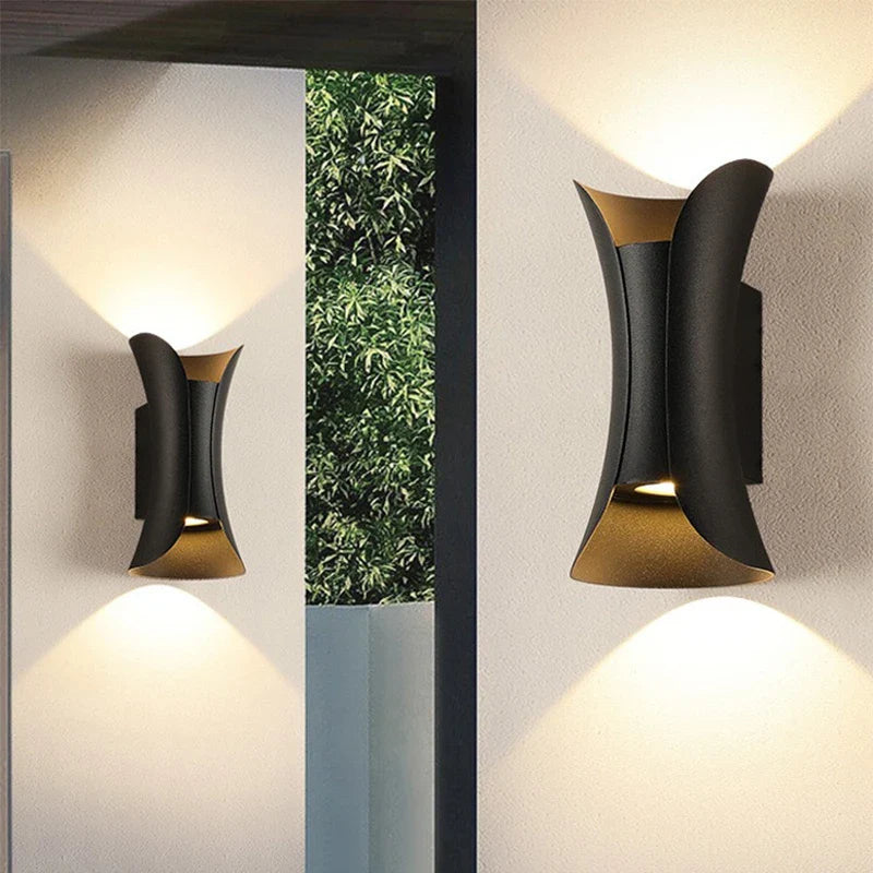 Afralia™ LED Waterproof Wall Lamp 10W Modern Luxury Indoor Outdoor Sconce Light