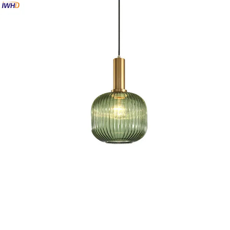 Afralia™ Glass Pendant Lights: Modern Nordic Style LED Pendant Lamp for Bedroom, Living, Dining Room
