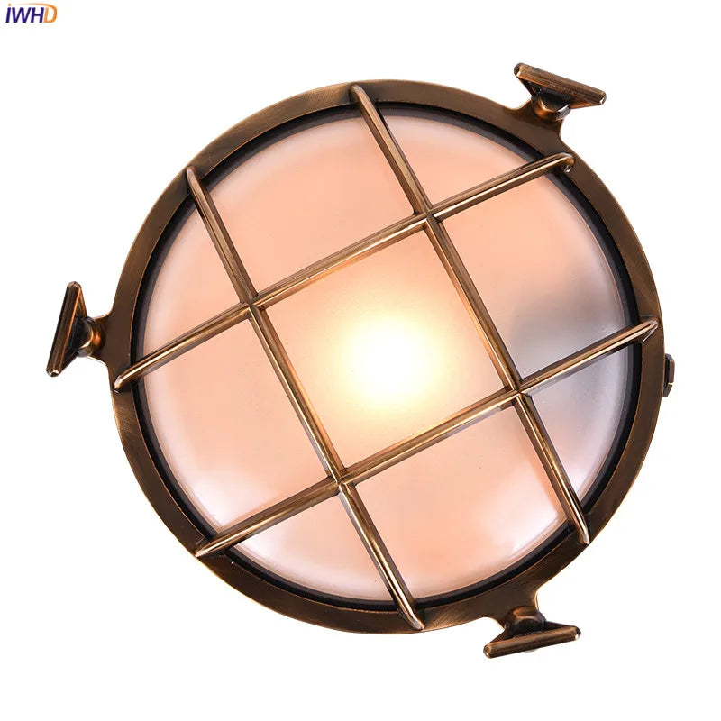 Afralia™ Outdoor Aluminum LED Wall Light for Porch, Balcony, Garden - Waterproof IP44 Wall Lamp