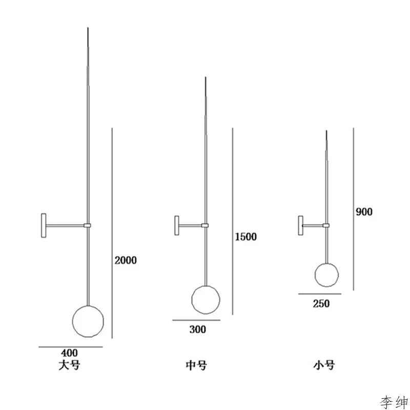 Afralia™ Glass Ball LED Wall Light - Minimalist Nordic Design