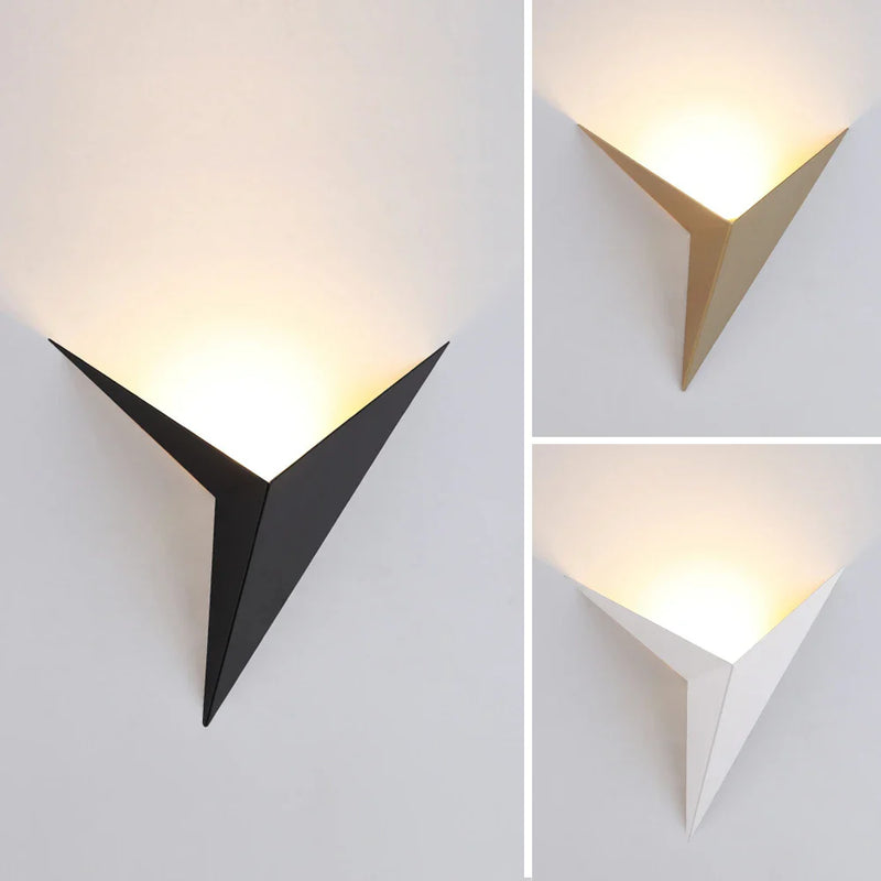 Afralia™ Triangle LED Wall Lamps: Modern Nordic Style Indoor Lighting 3W AC85-265V