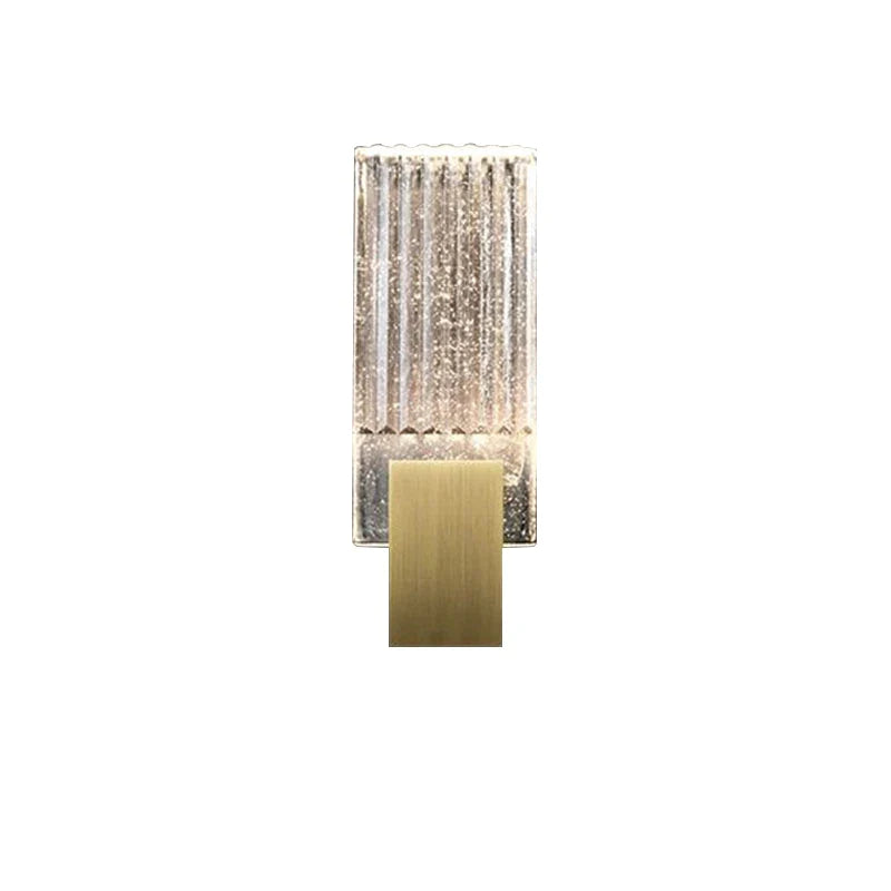 Afralia™ Crystal Wall Light: Modern Minimalist American Art Bedside Study Designer Wall Lamp