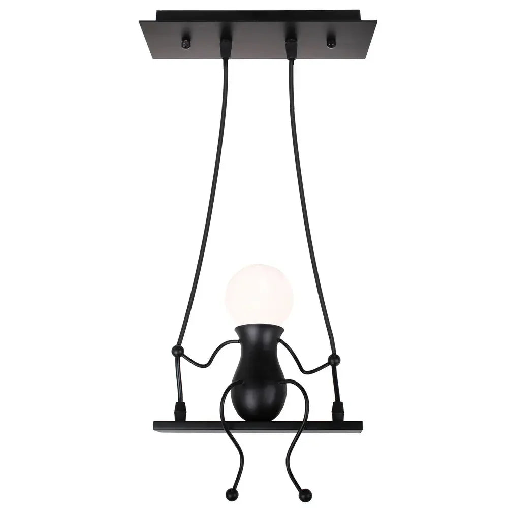 Afralia™ Humanoid Creative Pendant Light - Modern Indoor Chandelier for Home Décor