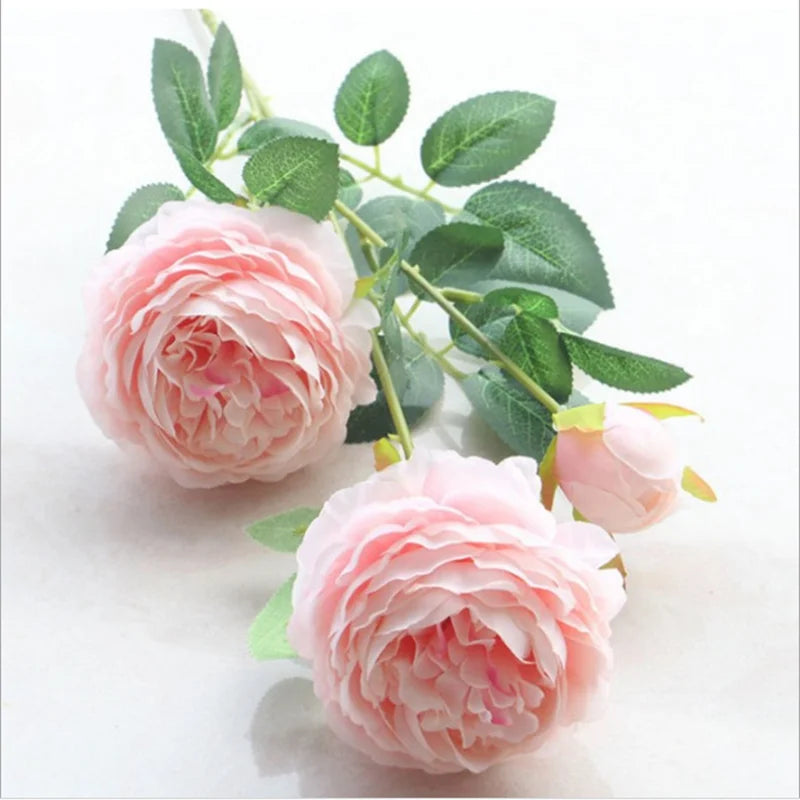 Afralia™ Peony Bouquet Artificial Flowers for Home Decor, Wedding, Christmas, Bridal Bouquets