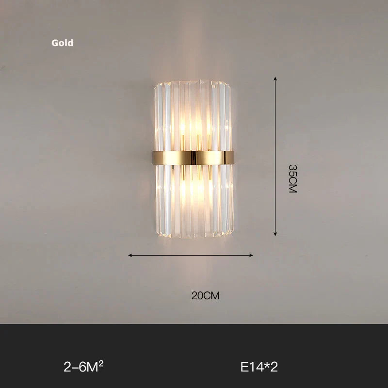 Afralia™ Gold Black LED Wall Sconce Light for Bedroom Corridor