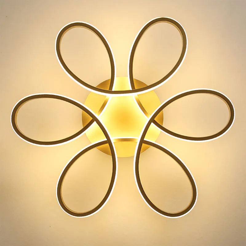 Afralia™ Modern LED Chandelier for Living Room Bedroom Dining Room Dimmable Lighting