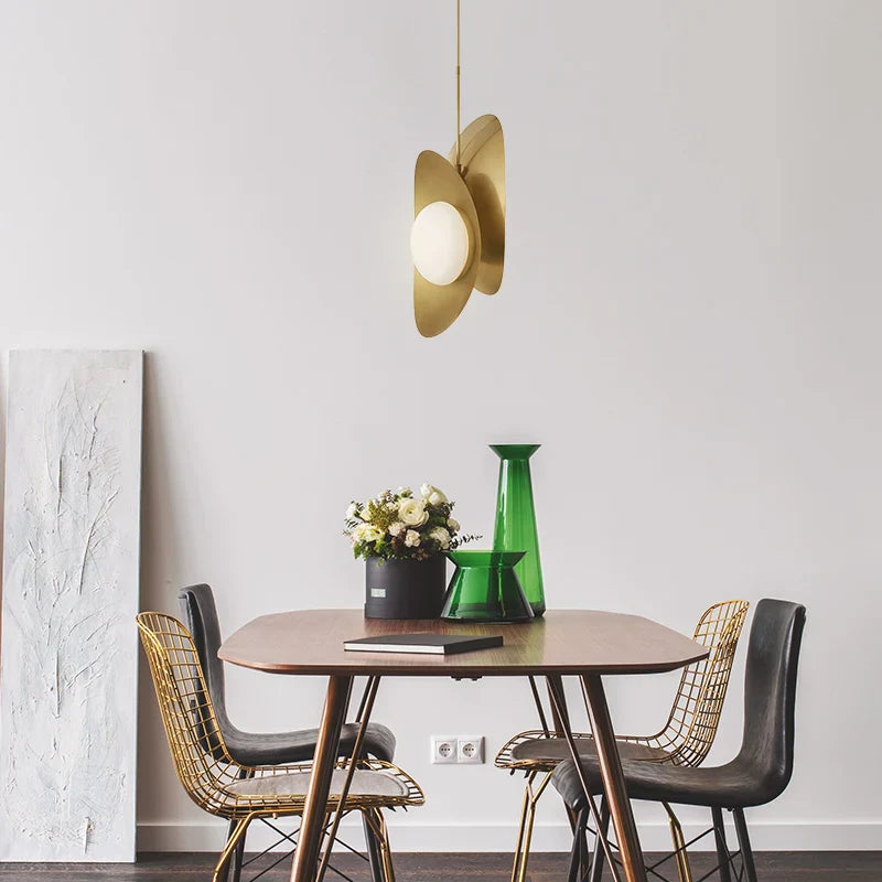 Afralia™ Postmodern Iron Pendant Light with 2 Heads for Home, Kitchen, Dining Room