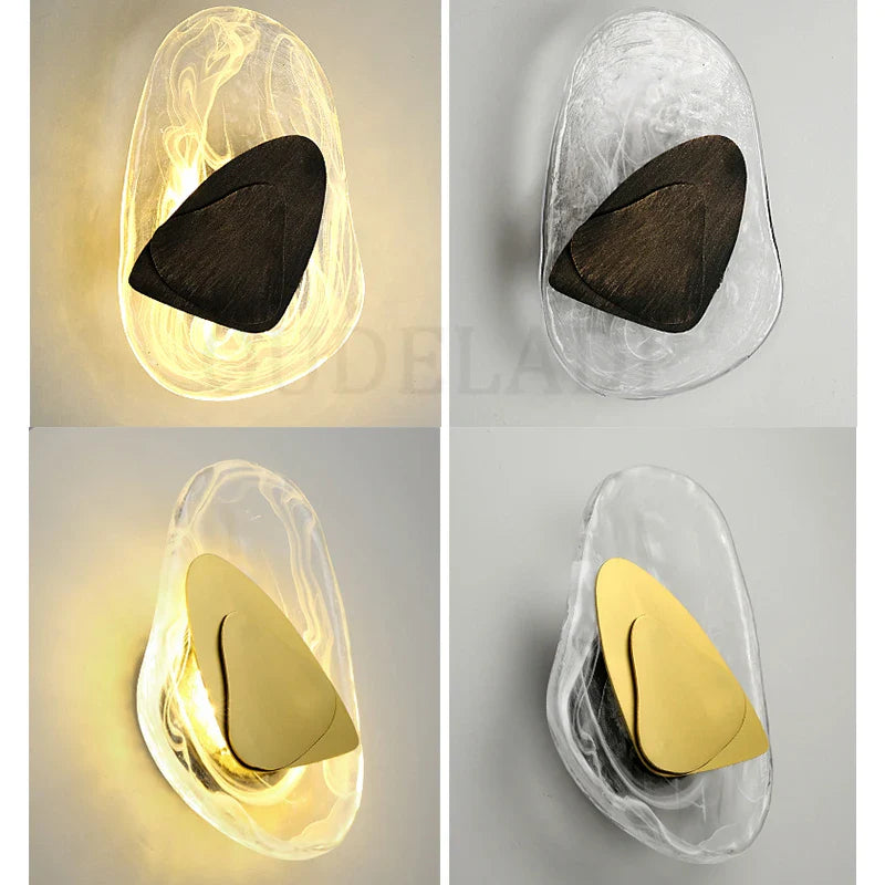Afralia™ Modern Crystal Wall Lamps LED Indoor Lighting Fixtures