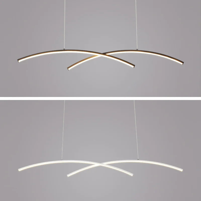 Afralia™ LED Chandelier: Modern, Creative, Minimalist Lighting for Dining Room, Living Room & Bar Counter