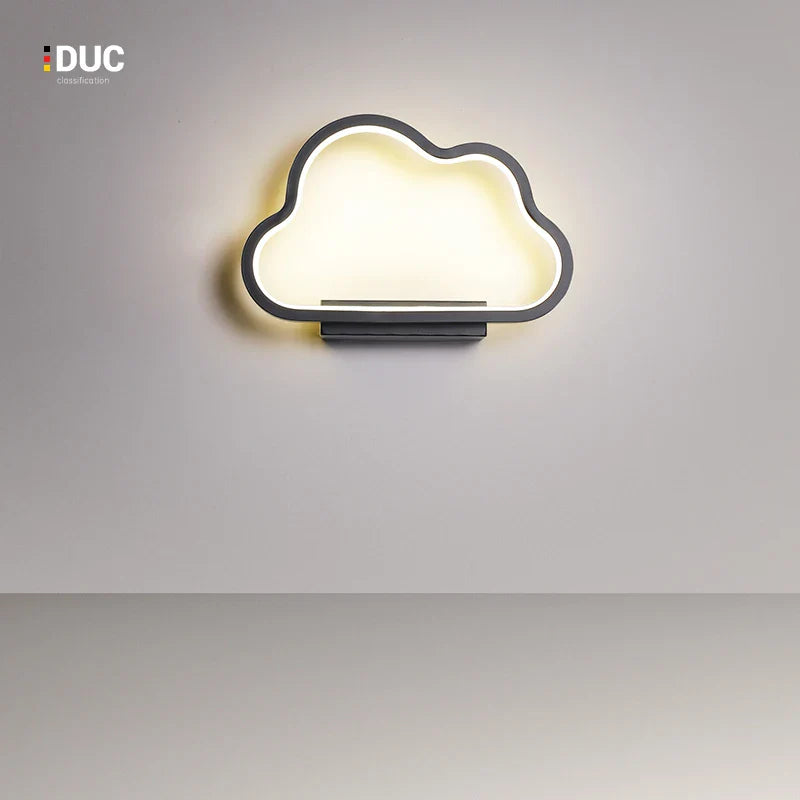 Afralia™ Clouds Wall Lamp: Modern Nordic Kids' Room Sconce – Creative Boy/Girl Bedroom Lighting