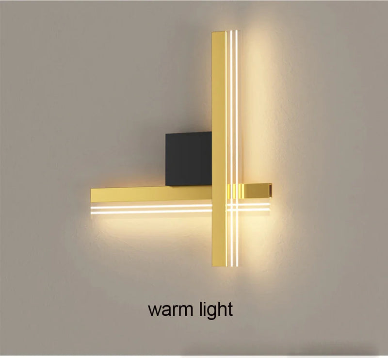 Afralia™ LED Aluminum Wall Light for Bedroom Living Room Home Decor