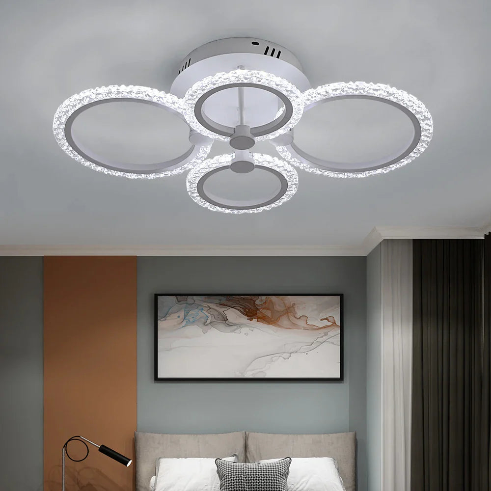 Afralia™ Nordic Bubble Acrylic LED Ceiling Light Chandelier | Minimalist Home Decor Indoor Lighting
