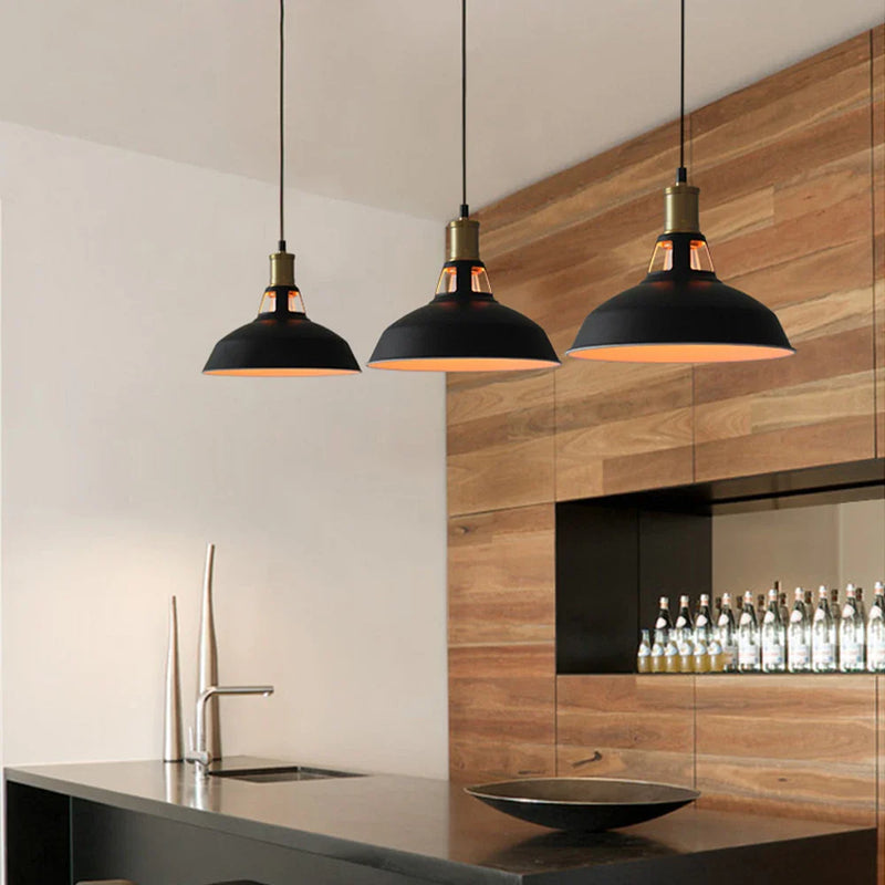 Afralia™ Retro Industrial Pendant Light Nordic Restaurant Hanging Lamp Vintage Fixture