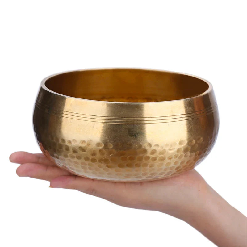 Afralia™ Tibetan Singing Bowl for Yoga Meditation and Music Therapy
