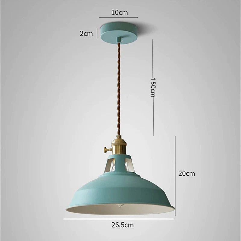 Afralia™ Retro Industrial LED Pendant Chandelier for Kitchen Restaurant Home Decor