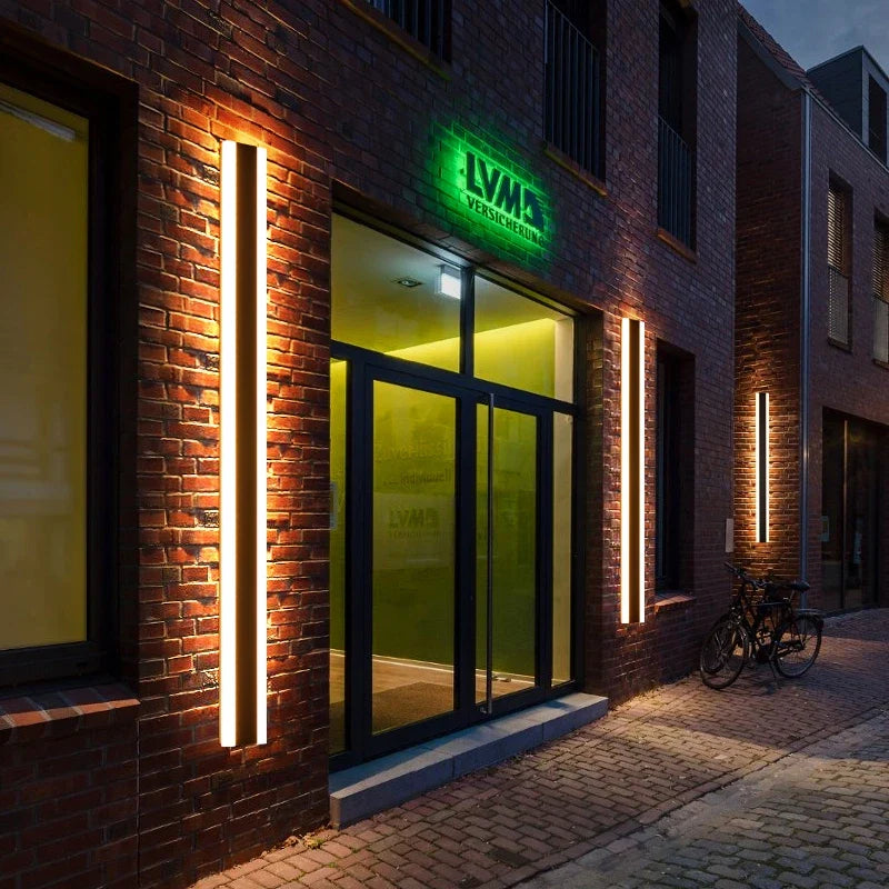 Afralia™ Stainless Steel Light-Control Wall Lamp, Outdoor IP65, Modern Design