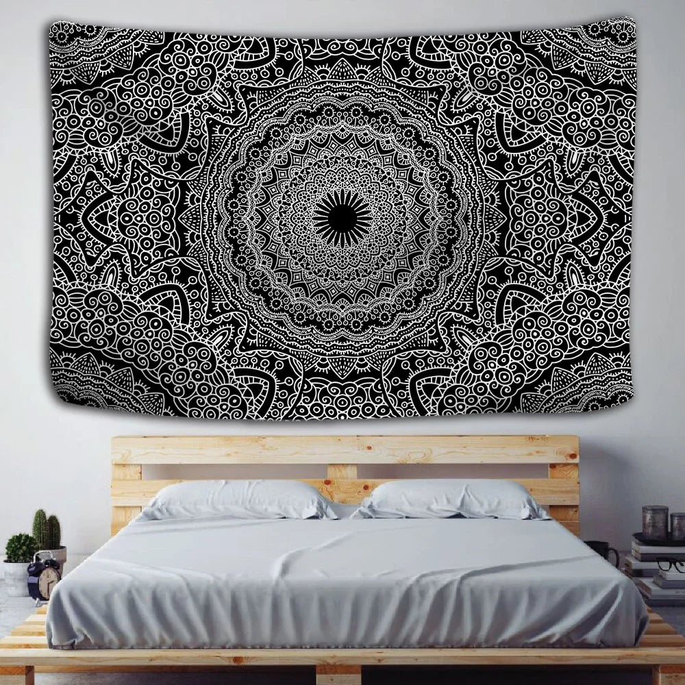 Afralia™ Indian Mandala Tapestry Hippie Wall Hanging Beach Yoga Mat Bedspread Table Cloth