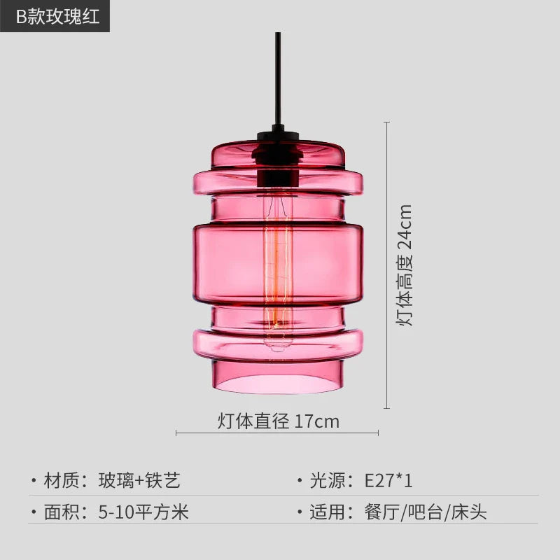 Afralia™ Geometric Glass Pendant Light Collection: Modern Crystalline Pendant Series