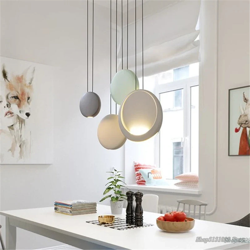 Afralia™ Modern LED Pendant Light for Dining Room Living Room Indoor Decor