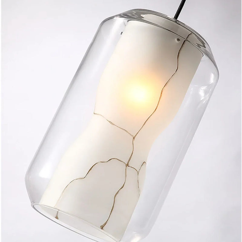 Afralia Modern LED Glass Pendant Lights for Dining Hall, Restaurant, and Hotel Lighting