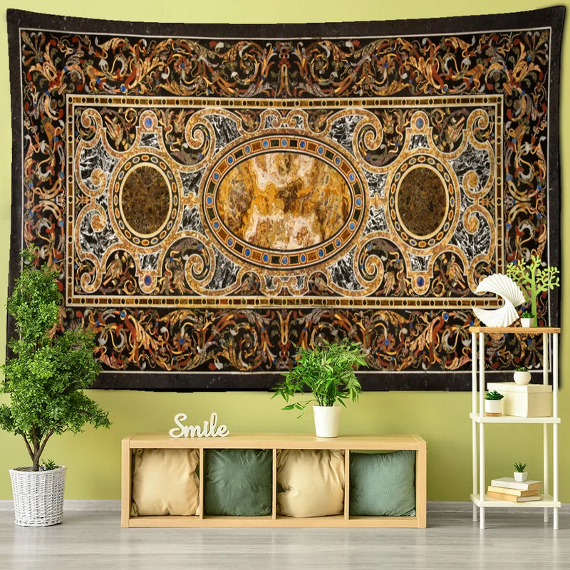 Afralia™ Bohemian Style Astrology Tapestry Wall Hanging Hippie Room Decor
