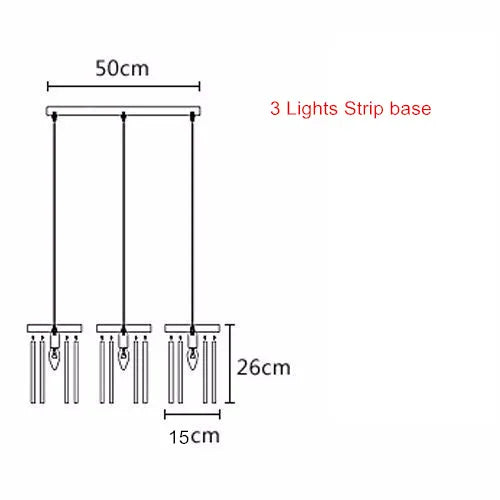 Afralia™ Modern Luster Chandelier LED Crystal Pendant Lamp for Restaurant, Balcony, Aisle