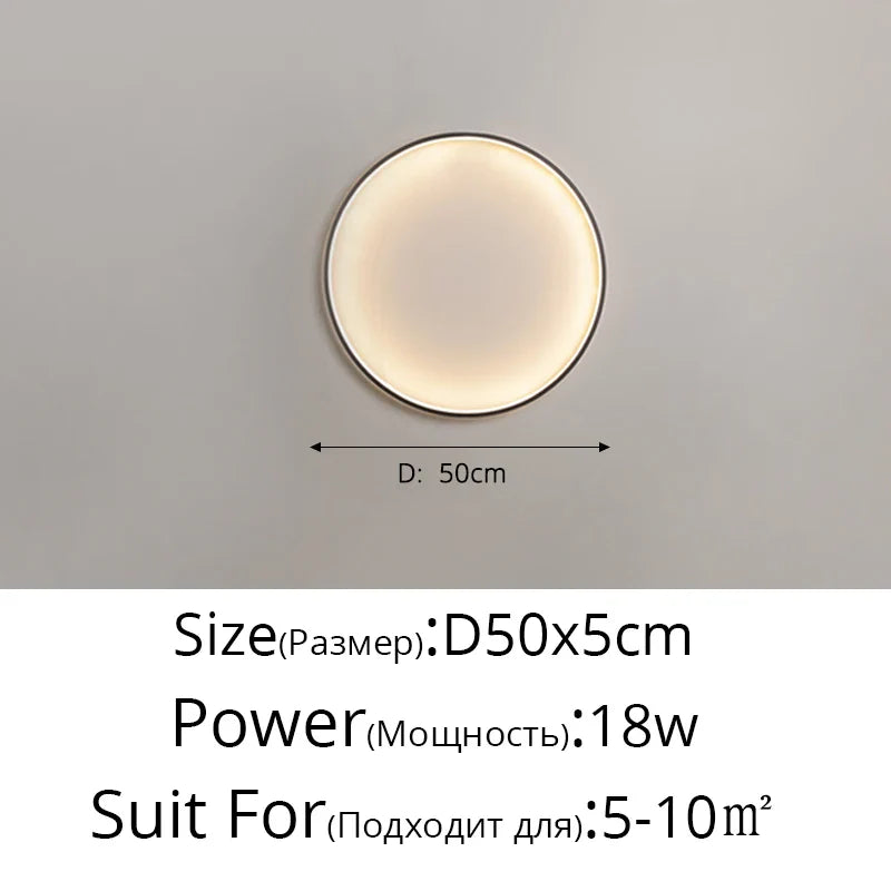 Afralia™ Nordic Round LED Wall Light: Modern Minimalist Design for Home Interior Decor