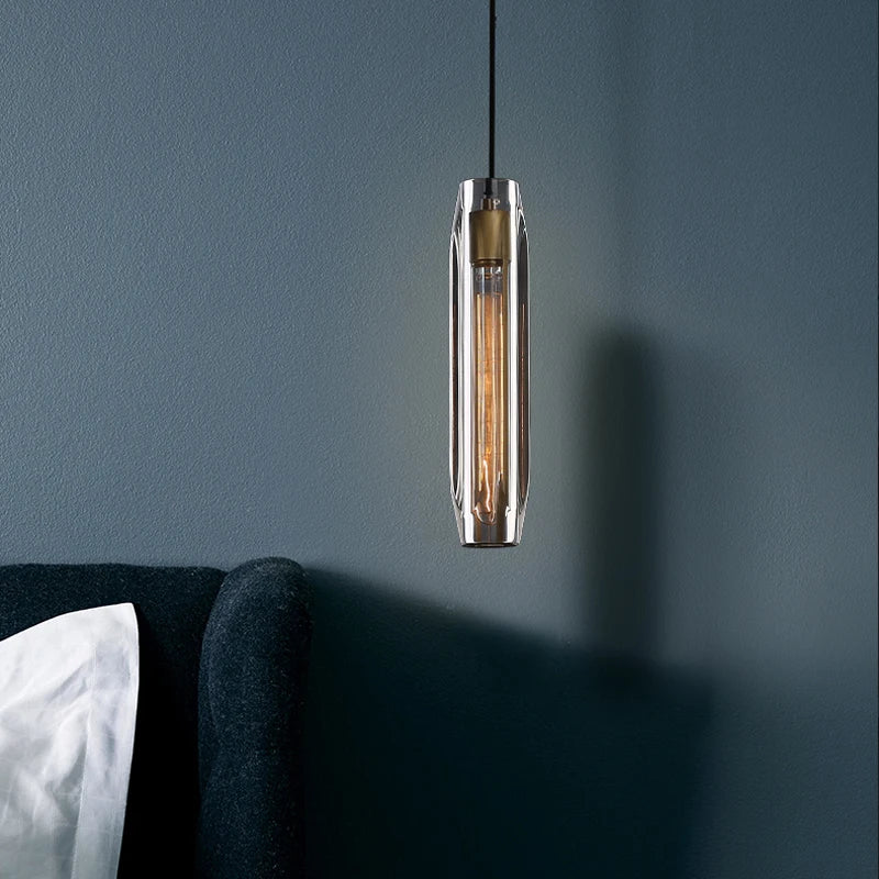 Afralia™ Copper Crystal Pendant Lamp for Indoor Living Room Dining Bar Bedroom