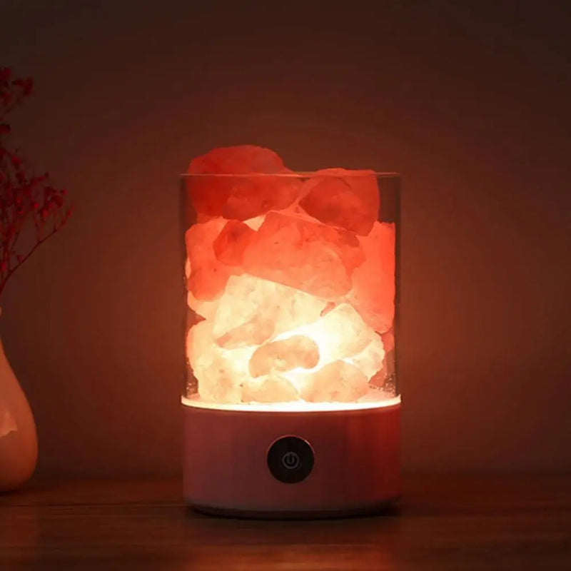 Afralia™ Himalayan Salt Lamp for Air Purification and Sleep Aid