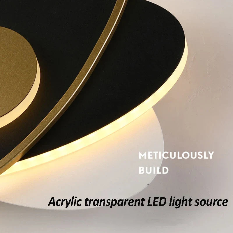 Afralia™ Acrylic Wall Sconce Light for Living Room Bedroom Hotel Aisle Lighting