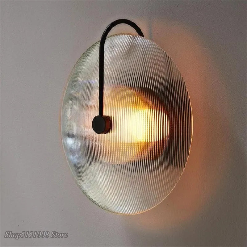 Afralia™ Glass Wall Lamp Nordic Minimalist T Model Sconce Light for Home Decor