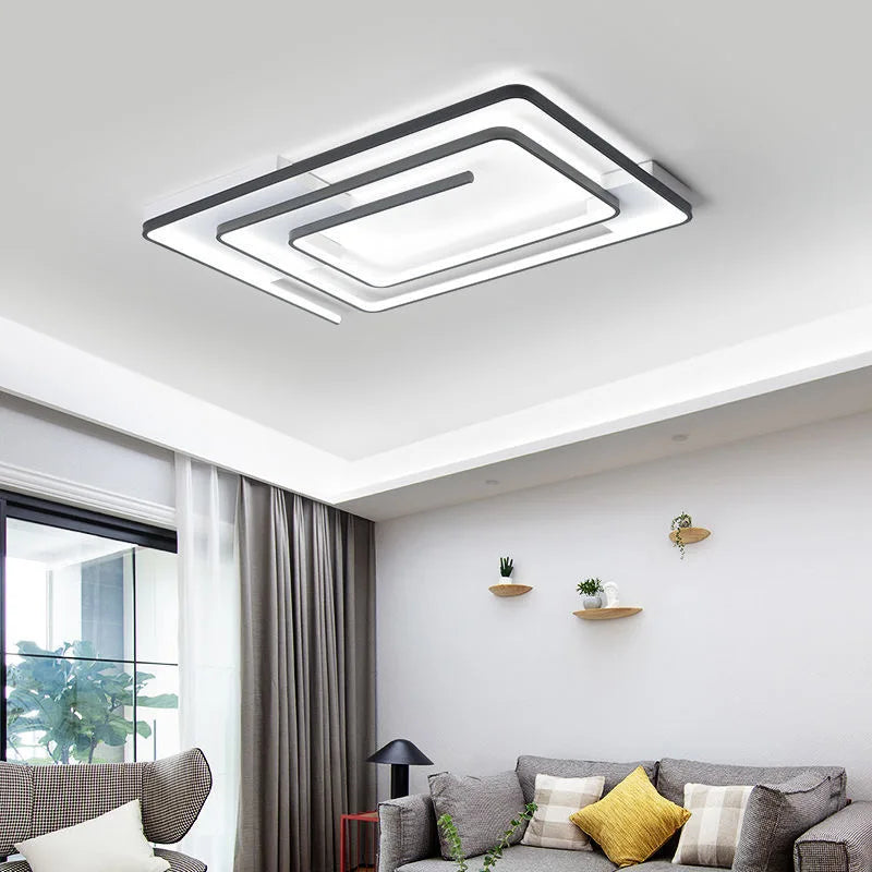 Afralia™ Modern LED Chandelier for Living Dining Bedroom Ceiling Lighting Decor