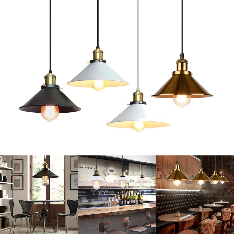 Afralia™ Vintage Industrial Pendant Chandelier Light Fixture for Home Kitchen Bar Decor