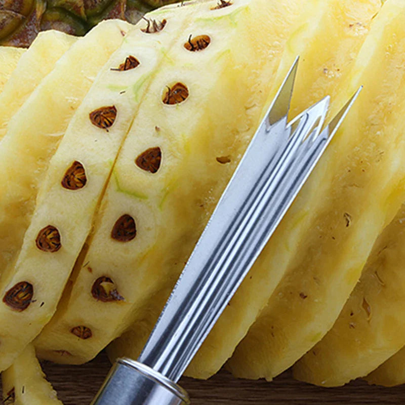 Afralia™ Pineapple Knife: Stainless Steel Peeler & Shovel V-Shaped Manual Tool