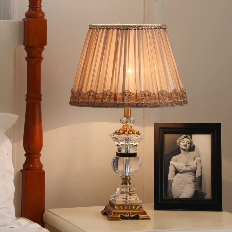 Afralia™ Crystal Table Lamps - Modern Luxury Desk Lights for Home and Hospitality