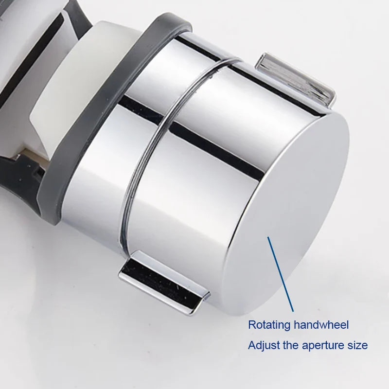 Afralia™ Adjustable Slider Shower Head Holder Bracket Chrome Mounting Accessory